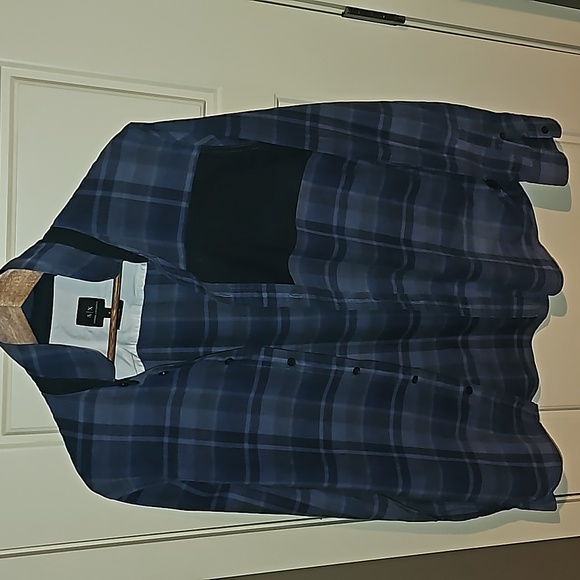 Armani Exchange Other - ARMANI EXCHANGE MEN'S SIZE M PLAID/PATCHWORK BUTTON UP